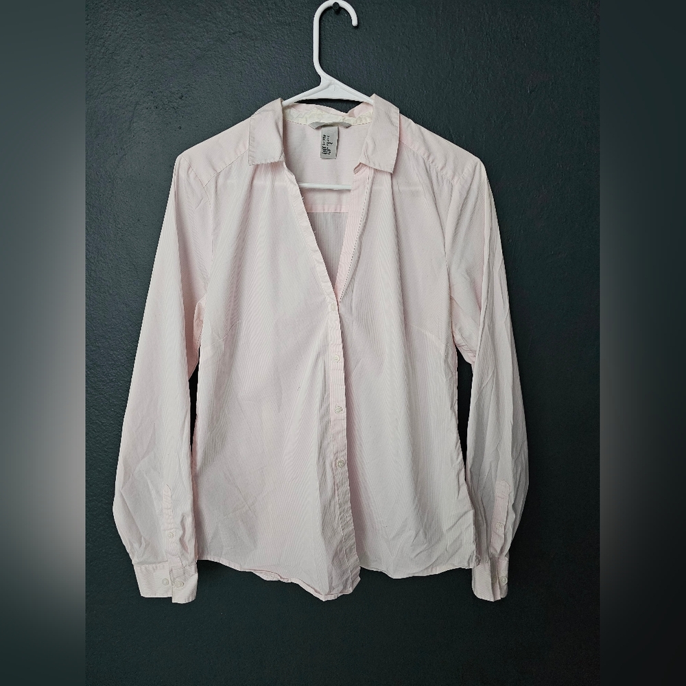 H&M Light Pink Button Down Shirt